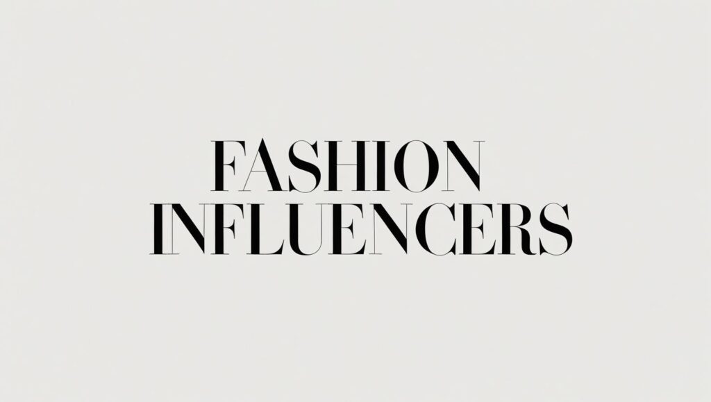 Fashion Influencers